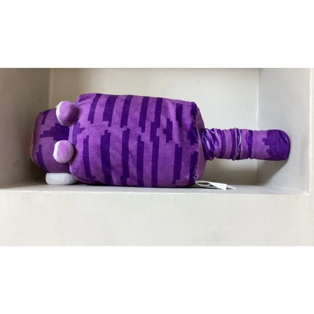 Minecraft Legends Purple Tiger Pillow Plush Buddy Mfg 22